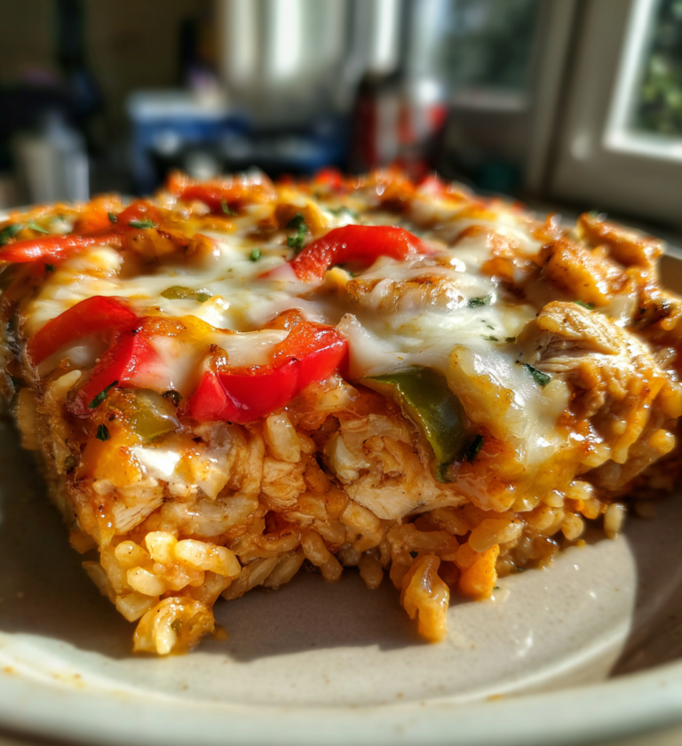 Chicken fajita rice casserole: 1 pan of hearty comfort