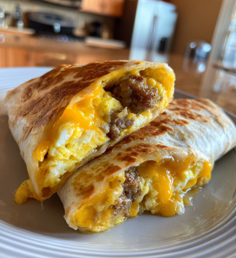 Sausage egg cheese roll ups: 15 minute heavenly recipe