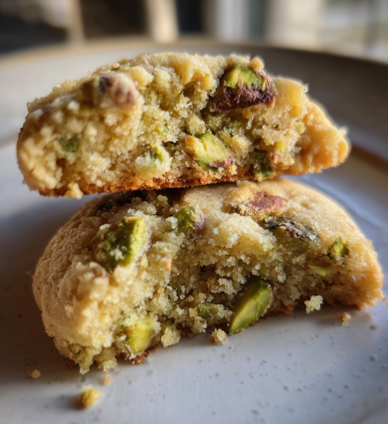 Pistachio shortbread cookies: 1 easy recipe for bliss
