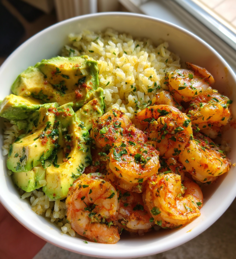 Shrimp avocado bowls: 20-minute delicious perfection