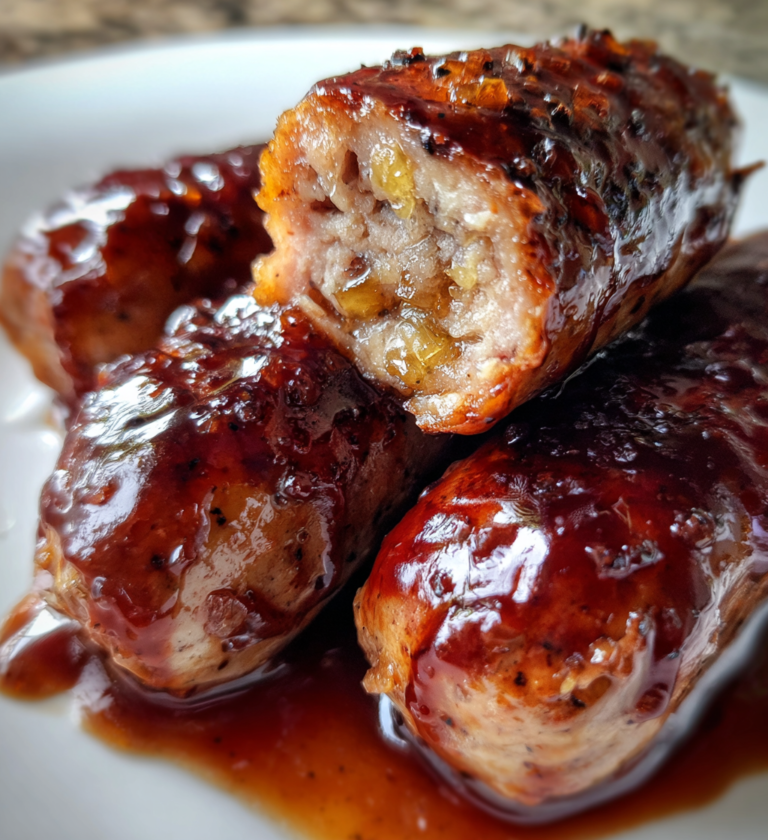 Pineapple Brown Sugar Lil’ Smokies: 3-Ingredient Bliss