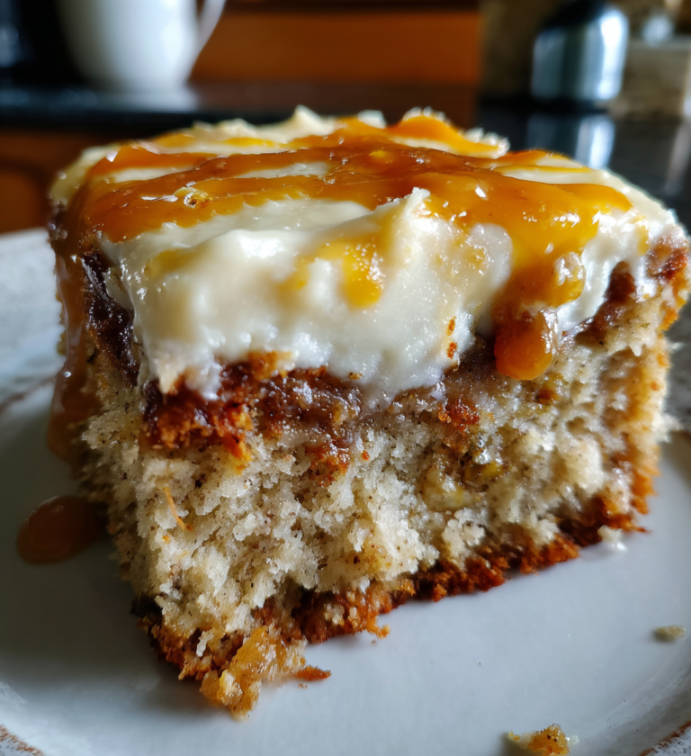 Banana cake delight: 3 bananas for pure heavenly bliss
