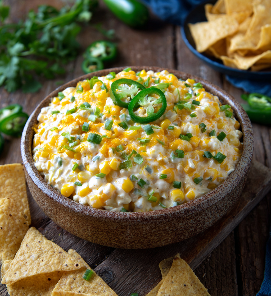 lozik333 creamy corn dip food photography prompt Out of this 307f2337 4cd6 45b9 b635 6ed175ec319a 1