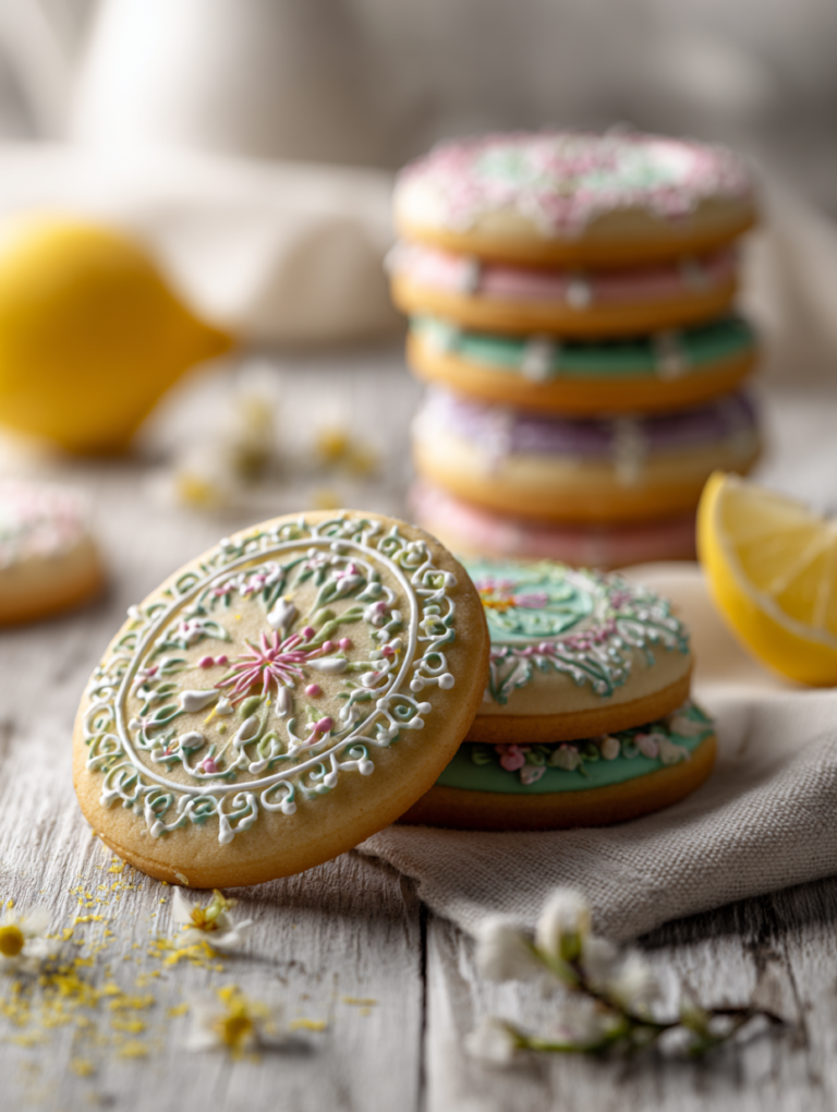 Spring cookies decorated round: 12 best ideas for joy