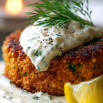 lozik333 Extreme close up food photography of a crispy golden 12764b79 40be 4c80 b80c d8d2a9c4eb7f 1