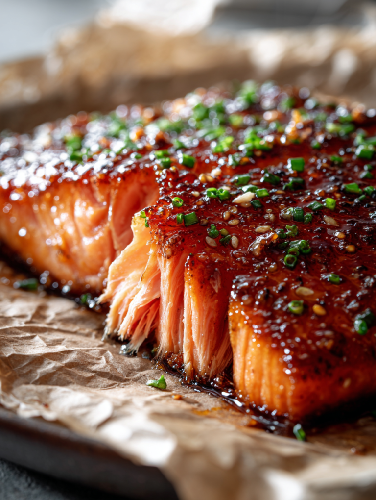 Maple glazed salmon in oven: 20 minute perfect dinner