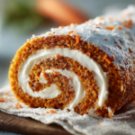 lozik333 Macro food photography of a gourmet carrot cake roll 19777428 9293 45e9 802c c5444ee400c2 3