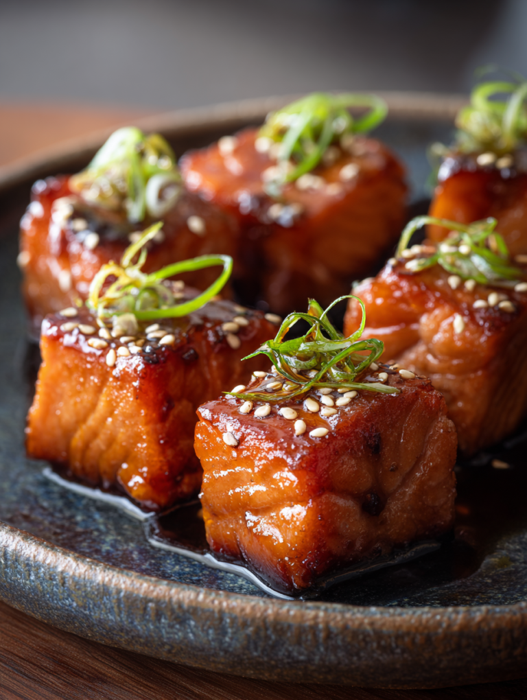 Maple glazed salmon bites: 15 minute best meal