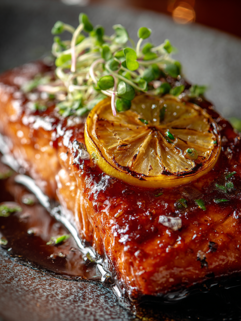 maple glazed salmon in oven: 20 minute heavenly dinner