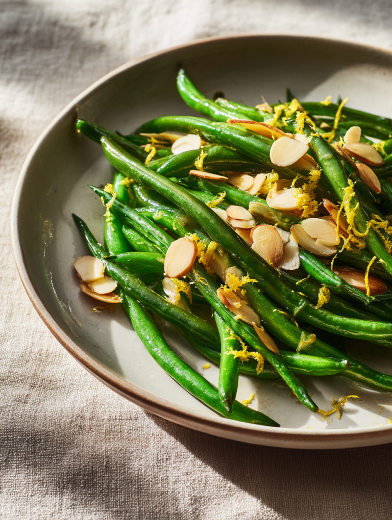 Green Beans Almondine – Mad About Food: 15 Minute Magic
