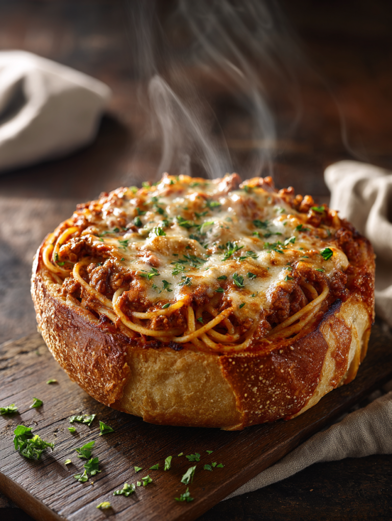 Easy Spaghetti Garlic Bread Bowls: 4 Best Perfect Meals