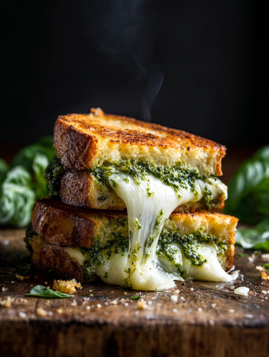 lozik333 Professional food photography of a gourmet pesto gri 4a8853b8 fa84 4497 a25f f720d1cb5241 2