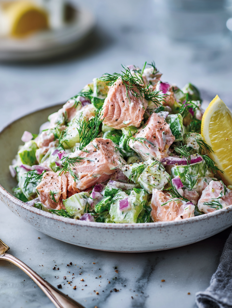 Salmon salad recipe healthy canned in 5 delicious steps