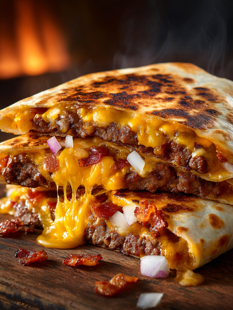 Easy Blackstone Quesadilla Burger in 15 Perfect Minutes