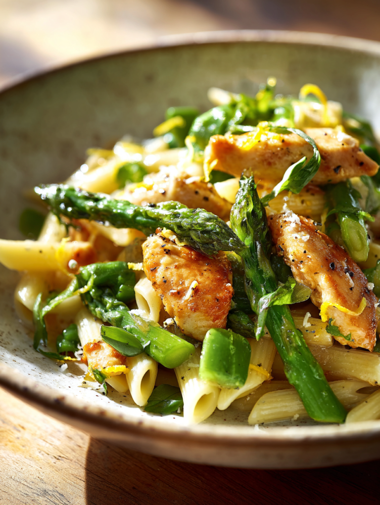 Chicken and asparagus pasta: 20-minute perfect dinner