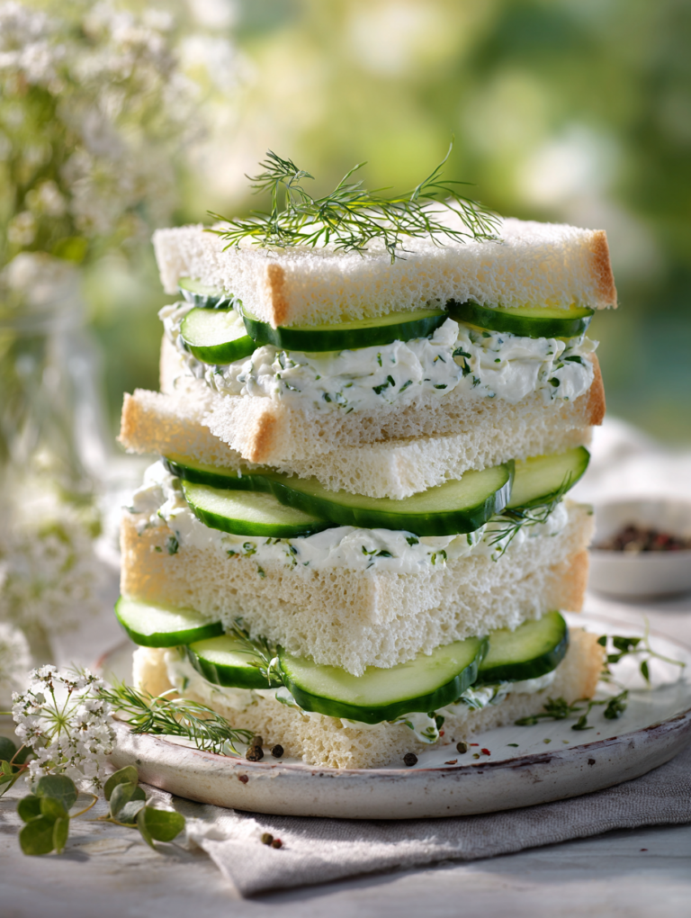 Delicious Cucumber Salad Sandwiches in 10 Easy Minutes