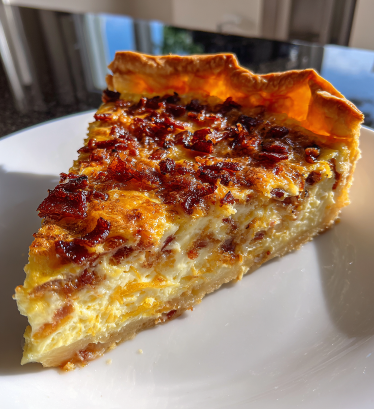 Irresistible Bacon And Cheddar Quiche: 1 Perfect Recipe