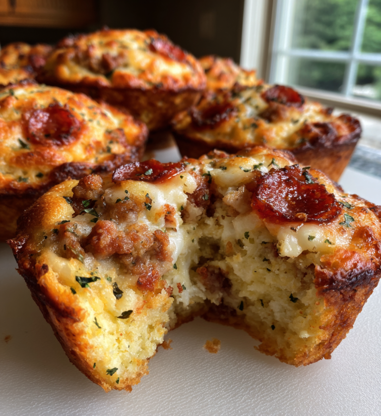 Lunchbox Pizza Muffins: 15 Minute Easy Snack