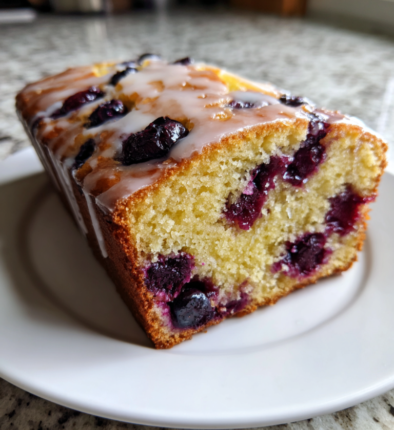 Sourdough Blueberry Lemon Quick Bread: 1 Divine Loaf