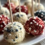 Patriotic 4th of July Cake Pops: Easy Red, White & Blue Treats