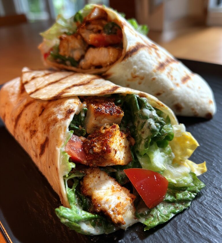 Easy Chicken Caesar Wraps That’ll Make Your Lunch Amazing