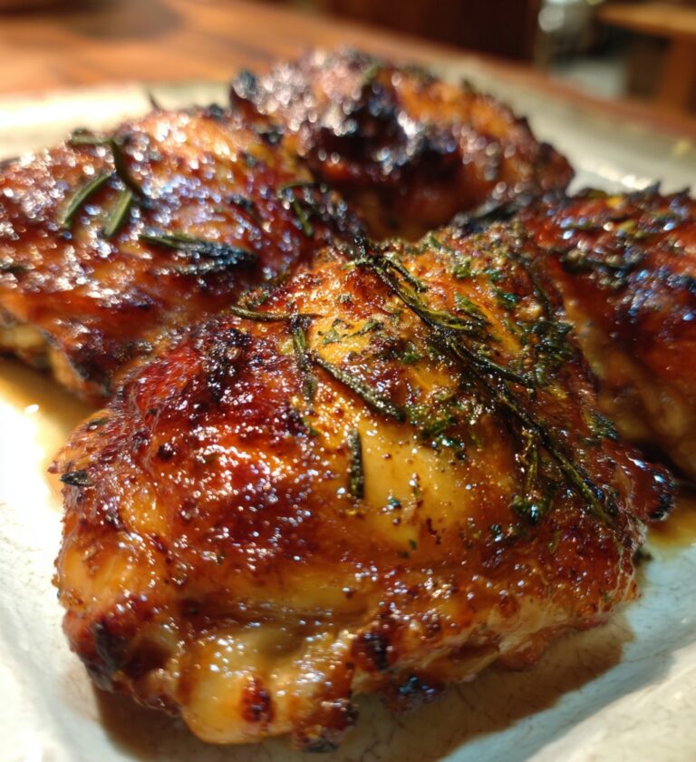 Sticky Honey BBQ Chicken Thighs: A Sweet‑Savory Dinner Delight