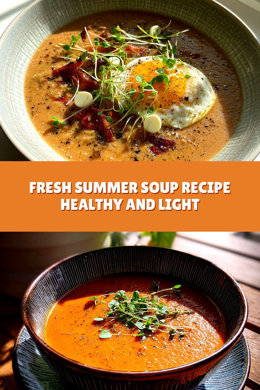 Fresh Summer Soup Recipe Healthy and Light